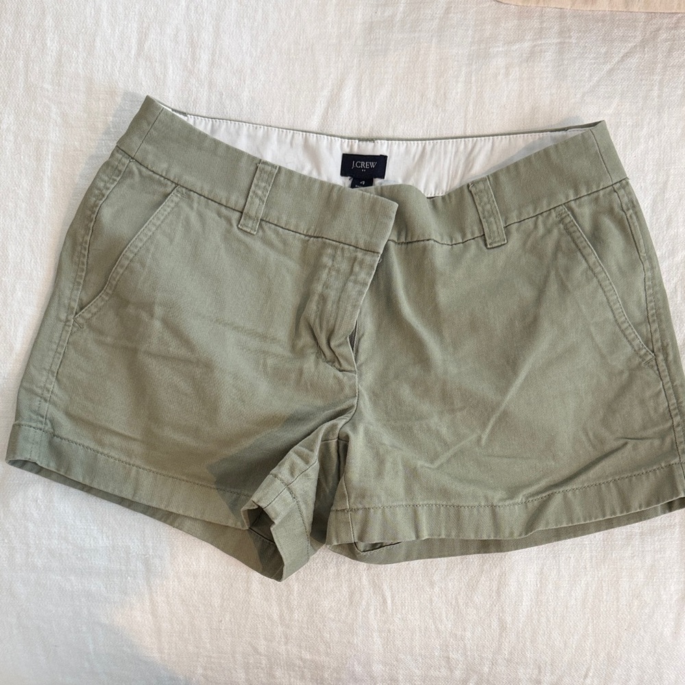 J. Crew Women's Sage Green Shorts